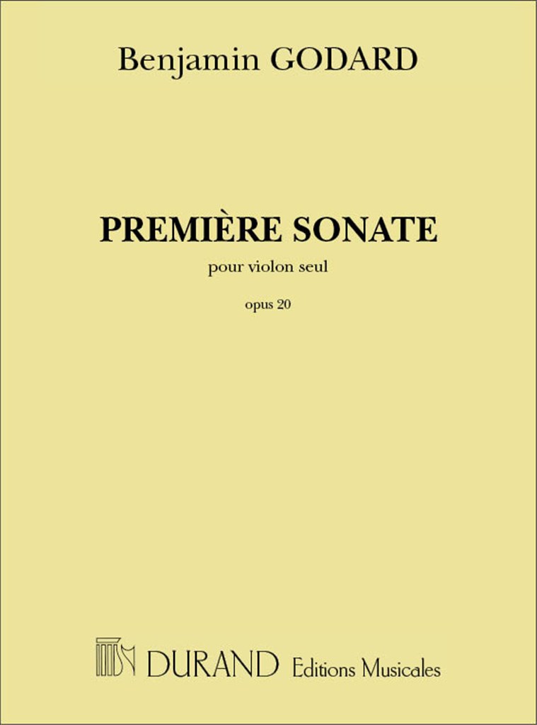 Premiere Sonate Opus 20 Pour Violon Seul